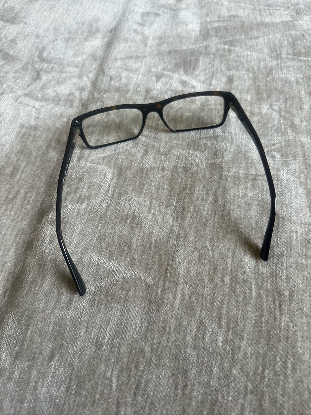 Emporio Armani Men's Black Rectangular Eyeglasses EA3003 Tortoise Shell Frames - Picture 5 of 9